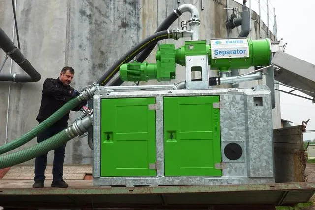 Bild: Meixner Gülletechnik vertreibt kompakte Separator-Station