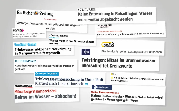 Bild: truu GmbH: Trinkwasseralarm in Deutschland 