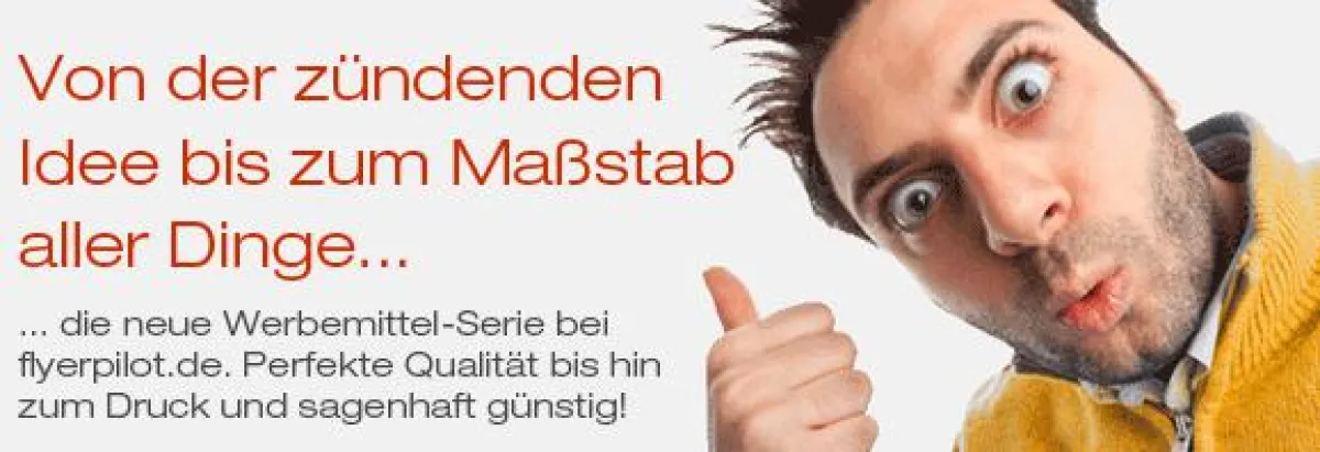 Flyerpilot erweitert sein Portfolio um tolle Werbemittel-Neuheiten