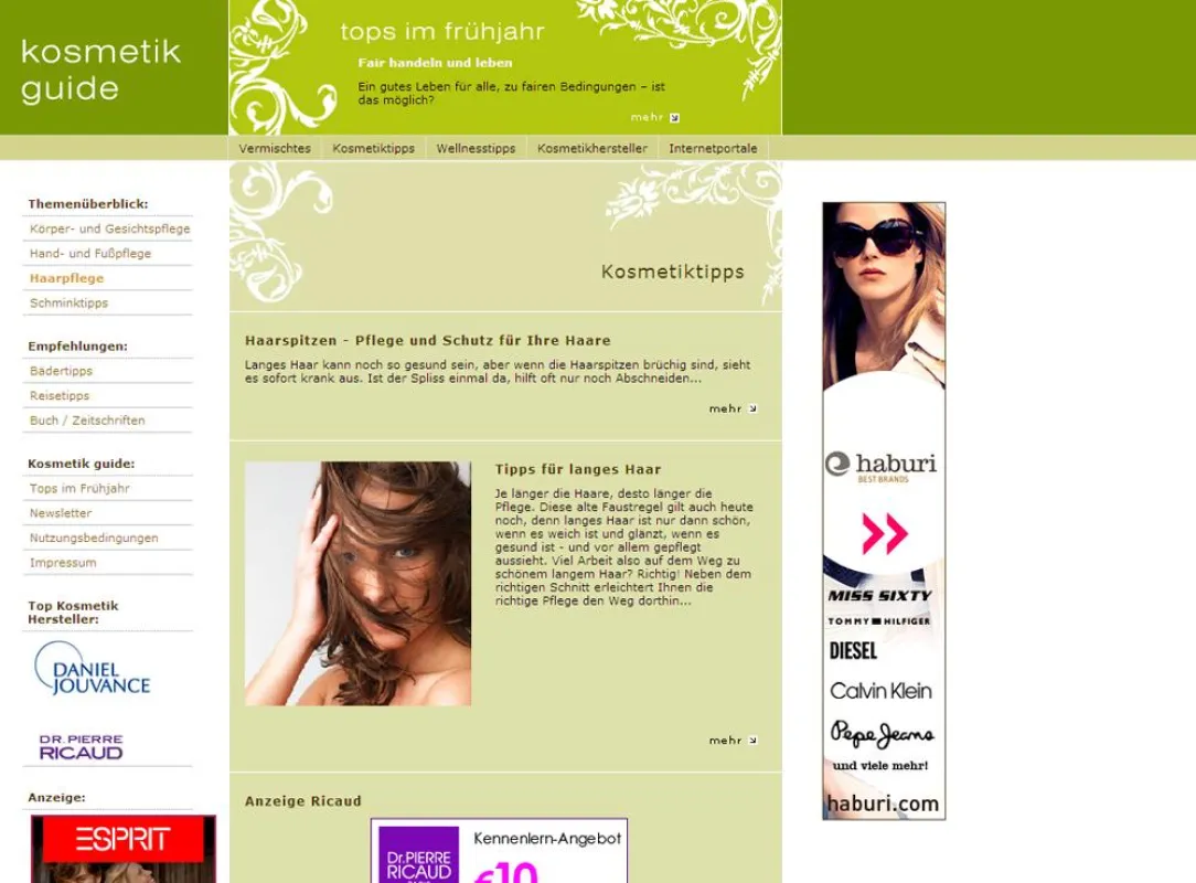 Kosmetik- und Wellnessportal für Augsburg und Umgebung.
