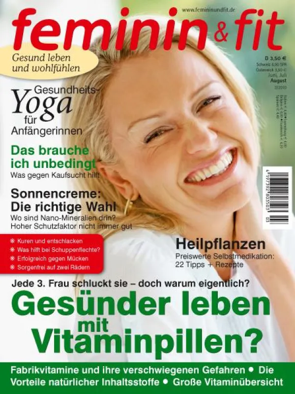 Titelseite der aktuellen Ausgabe von feminin & fit