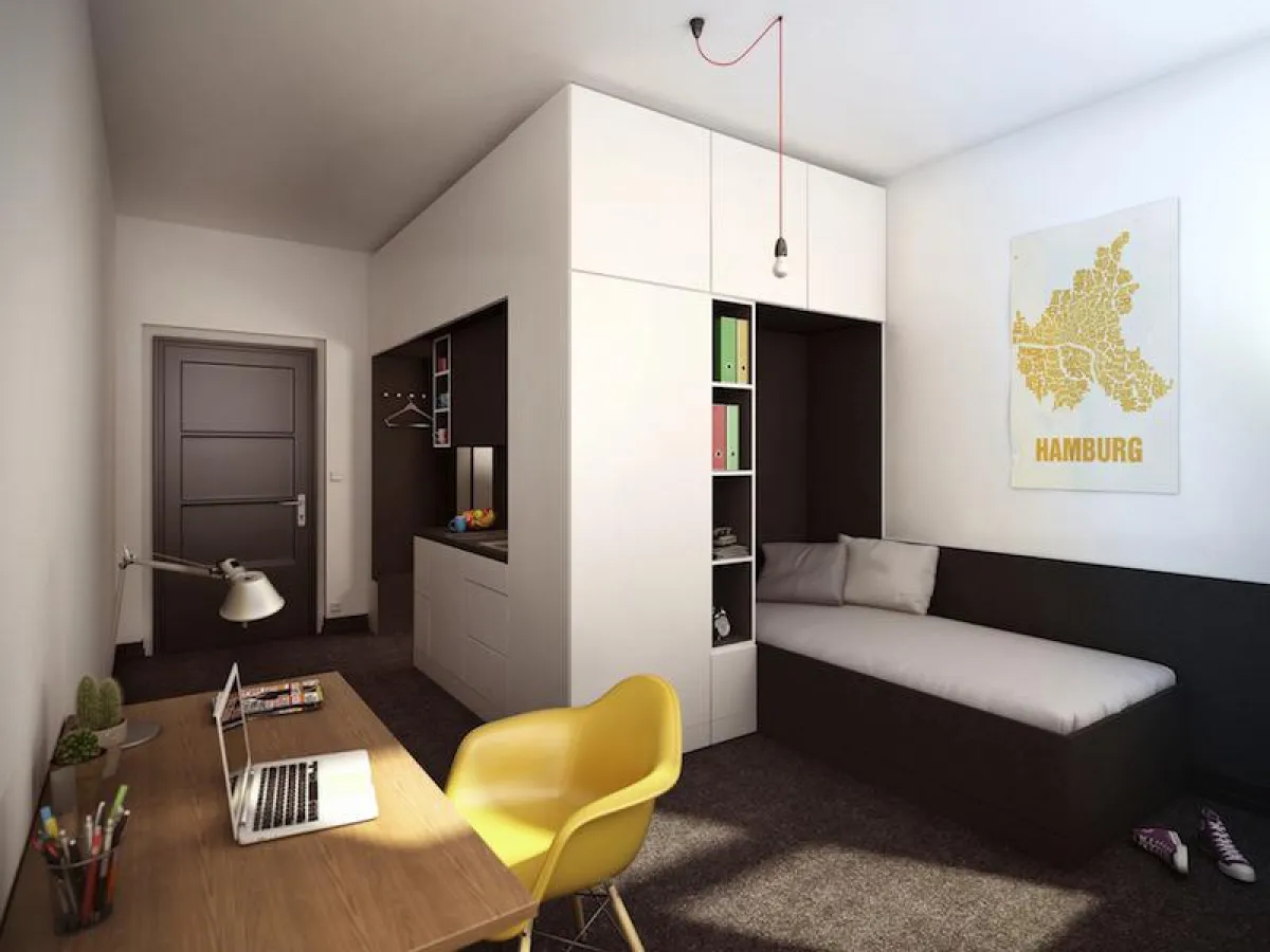 Beispiel Zimmer Copyright STUART Student Apartments