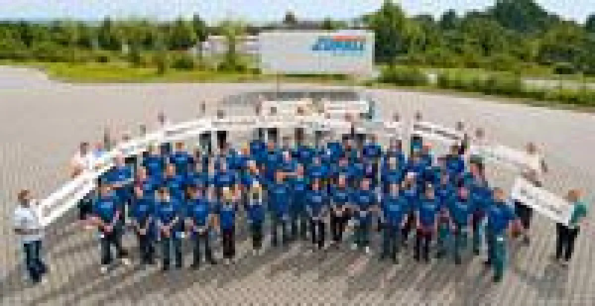 Ausbildungsstart 2010 ZUFALL logistics group