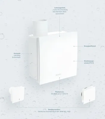 Bild: Systemanbieter VALLOX kombiniert nun ganzheitlich dezentrale Lüftungssysteme mit neuen Abluftsystemen