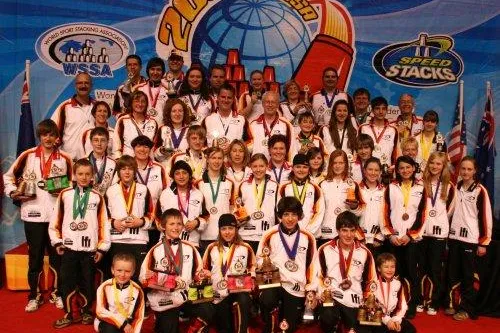 Bild: Sport Stacker des Team Germany gewinnen 17 Weltmeistertitel bei der WM im Becherstapeln