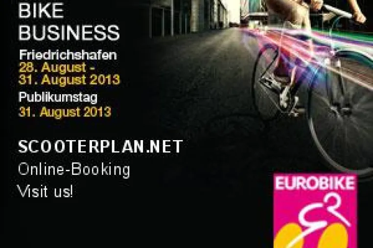 Bild: EUROBIKE 2013 mit SCOOTERPLAN.NET – Online Buchung für die Fahrradwelt