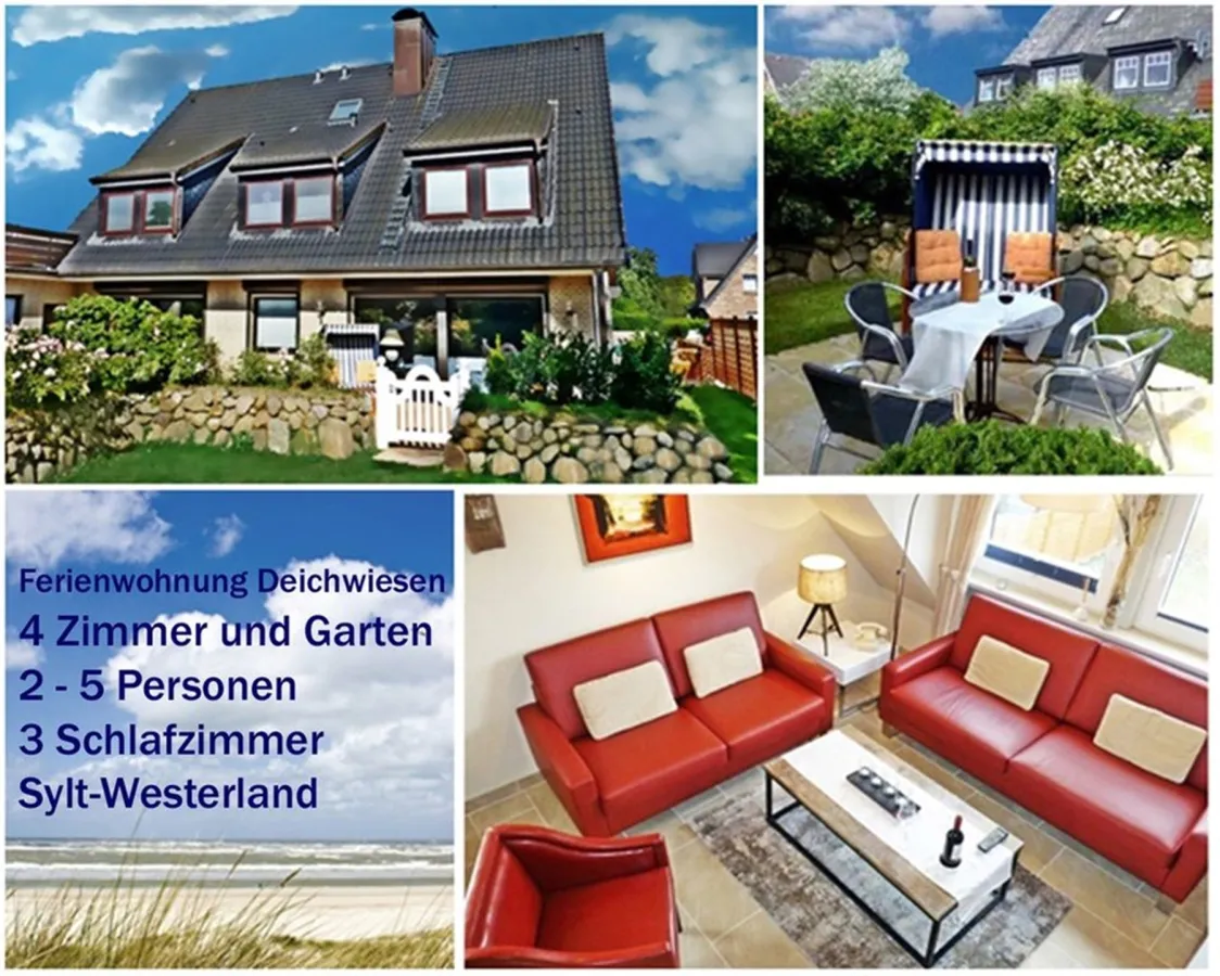 Ferienwohung auf Sylt Sylter Deichwiesen (© www.sylter-deichwiesen.de)