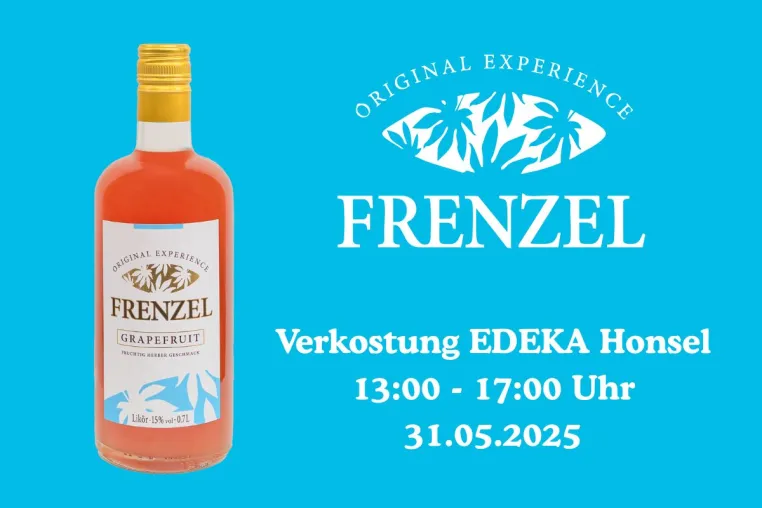 Bild: Likör FRENZEL Grapefruit: Unverbindliche Verkostung am 31. Mai bei EDEKA Honsel