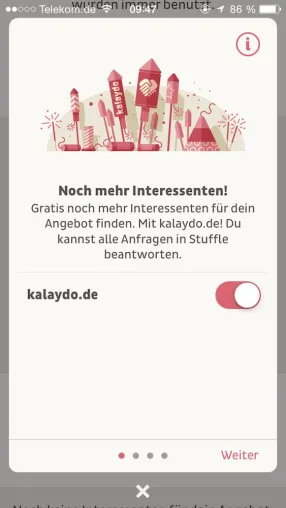 Flohmarkt App Stuffle kooperiert mit Kleinanzeigen Plattform kalaydo.de Bild: Flohmarkt App Stuffle kooperiert mit Kleinanzeigen Plattform kalaydo.de