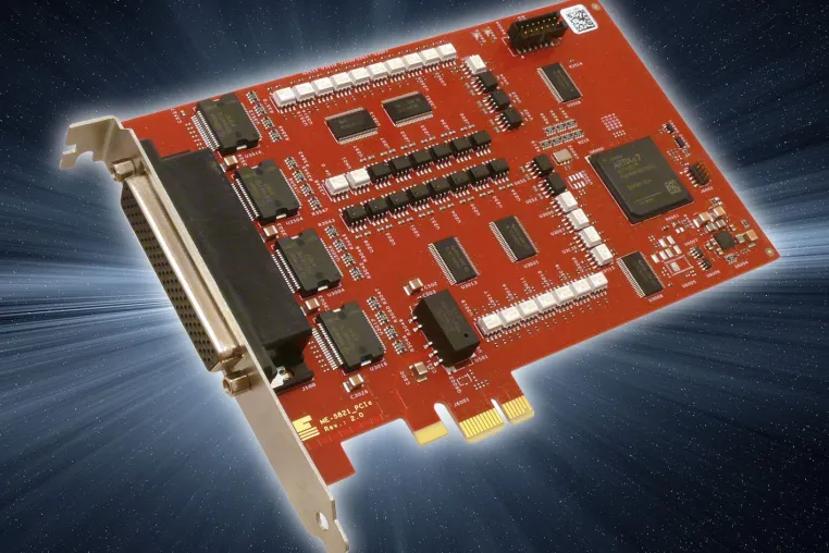 Bild: Blick in die Zukunft mit neuen Produkten: Opto-isolierte Digital-I/O Embedded-PC-Karte ME-5820