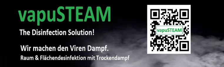 Bild: Wir machen den Viren Dampf!