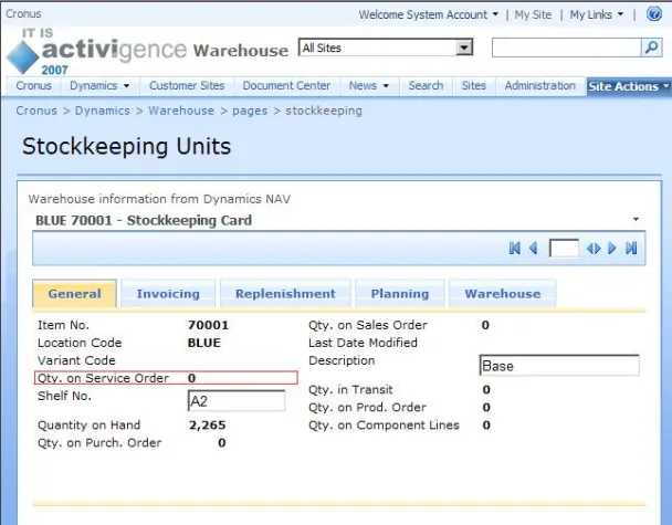 SharePoint und Microsoft® Dynamics® NAV - SP1 für IT IS activigence 2007- neue Funktionen und verbesserte Basis Bild: SharePoint und Microsoft® Dynamics® NAV - SP1 für IT IS activigence 2007- neue Funktionen und verbesserte Basis