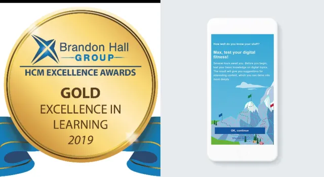 Bild: Oben angekommen: IMC AG und BASF SE erhalten 2019 Brandon Hall Award GOLD