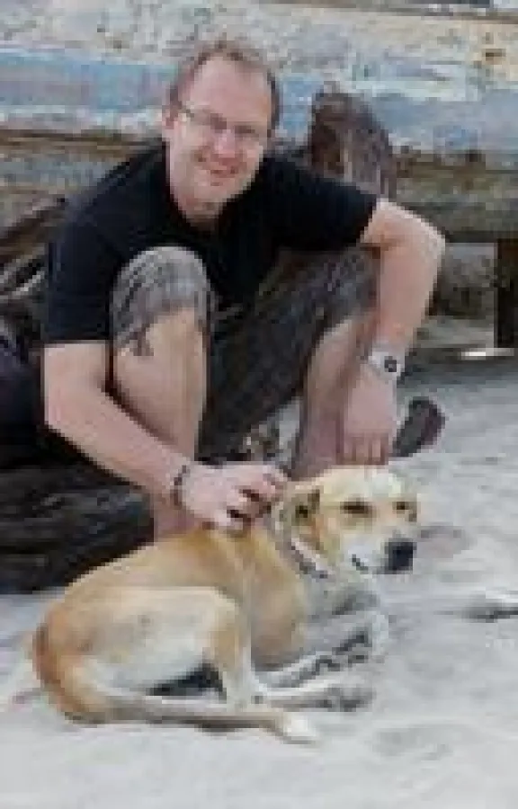 1. Vorstand Thomas Busch bei der Arbeit