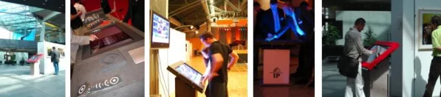 Bild: Der POS wird zum "Point of Touch" - data-touch präsentiert interaktive Produktwerbung auf der TENDENCE 2009
