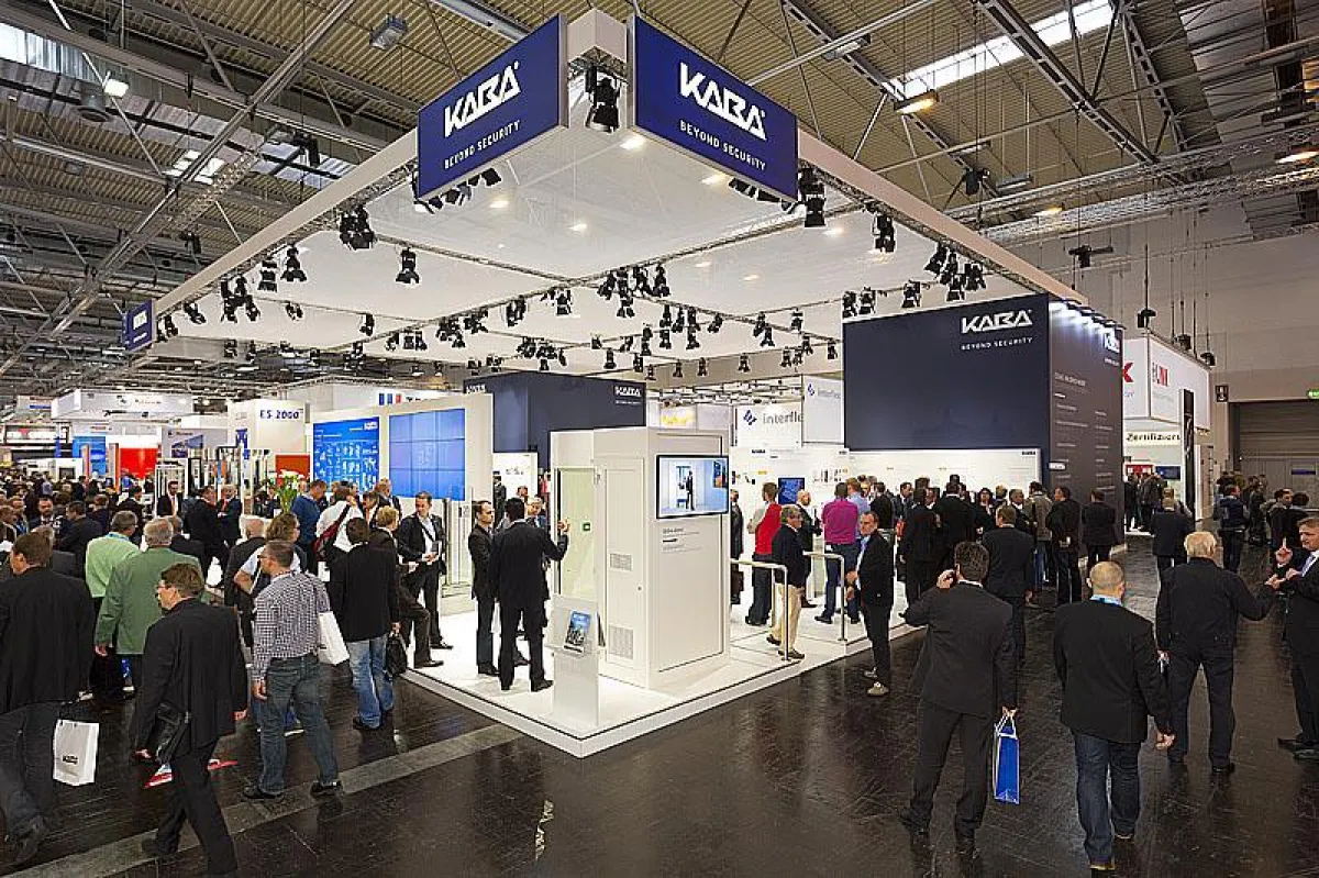 Kaba Messestand auf der Security 2014