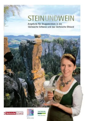 Neuer Angebotskatalog für Reiseveranstalter für das Umland von Dresden Bild: Neuer Angebotskatalog für Reiseveranstalter für das Umland von Dresden