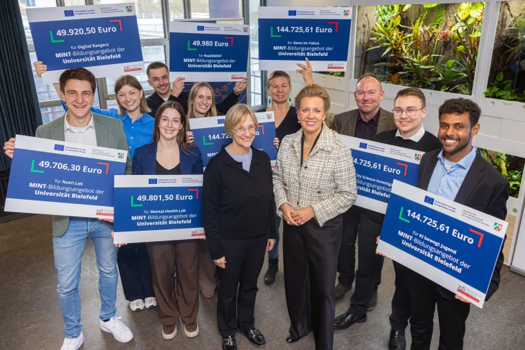 Bild: Universität Bielefeld erhält rund 778.000 Euro für MINT-Förderung