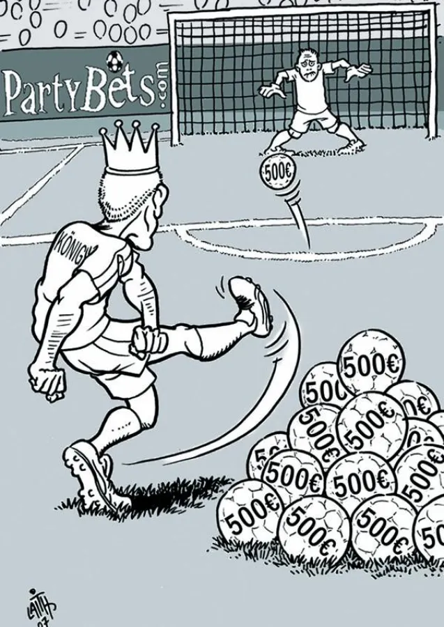 500 Euro für jedes Tor. Wie viele Tore schießt der künftige Bundesliga-Torschützenkönig in der Saison 2007/2008?