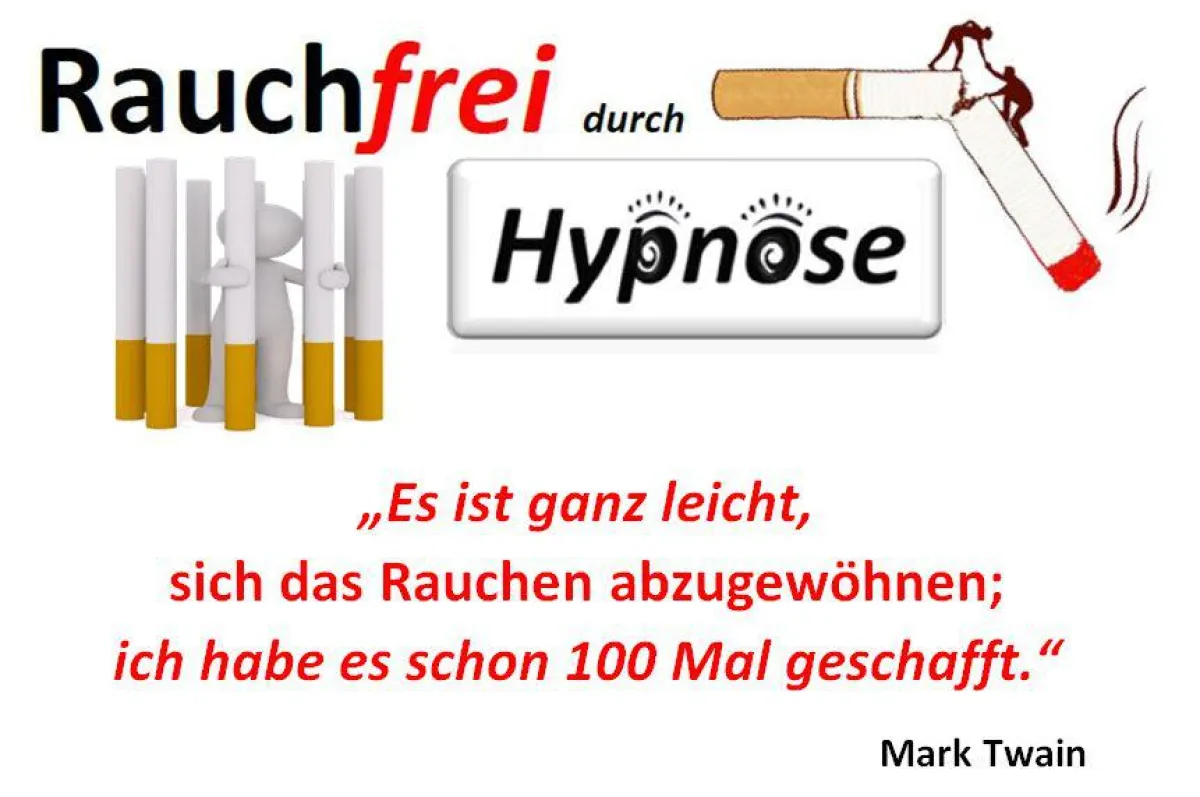 Nichtraucher durch Hypnose 123, und Du bist rauchfrei