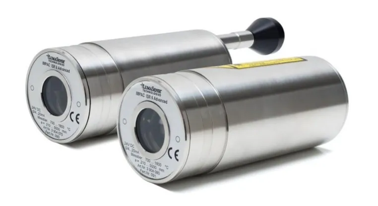 Bild: Berührungslose Temperaturmessung mit neuem Infrarotpyrometer für die Metall-, Stahl- und Glasindustrie
