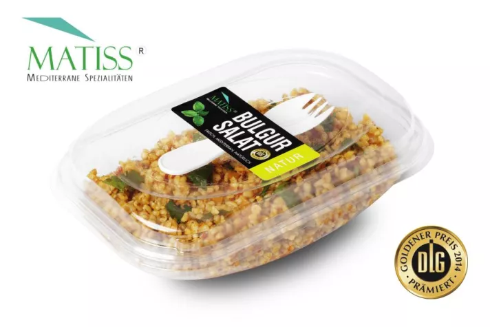 MATISS Feinkost - Bulgursalat erneut von der DLG mit GOLD prämiert Bild: MATISS Feinkost - Bulgursalat erneut von der DLG mit GOLD prämiert