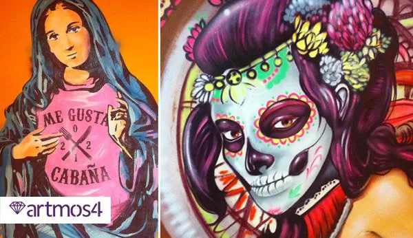 Bild: Neuer Look für das Restaurant Cabaña – Street-Art Graffiti bringt mexikanisches Flair