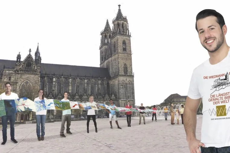 500 Magdeburger, eine Weltpremiere und ein Weltrekordversuch Bild: 500 Magdeburger, eine Weltpremiere und ein Weltrekordversuch