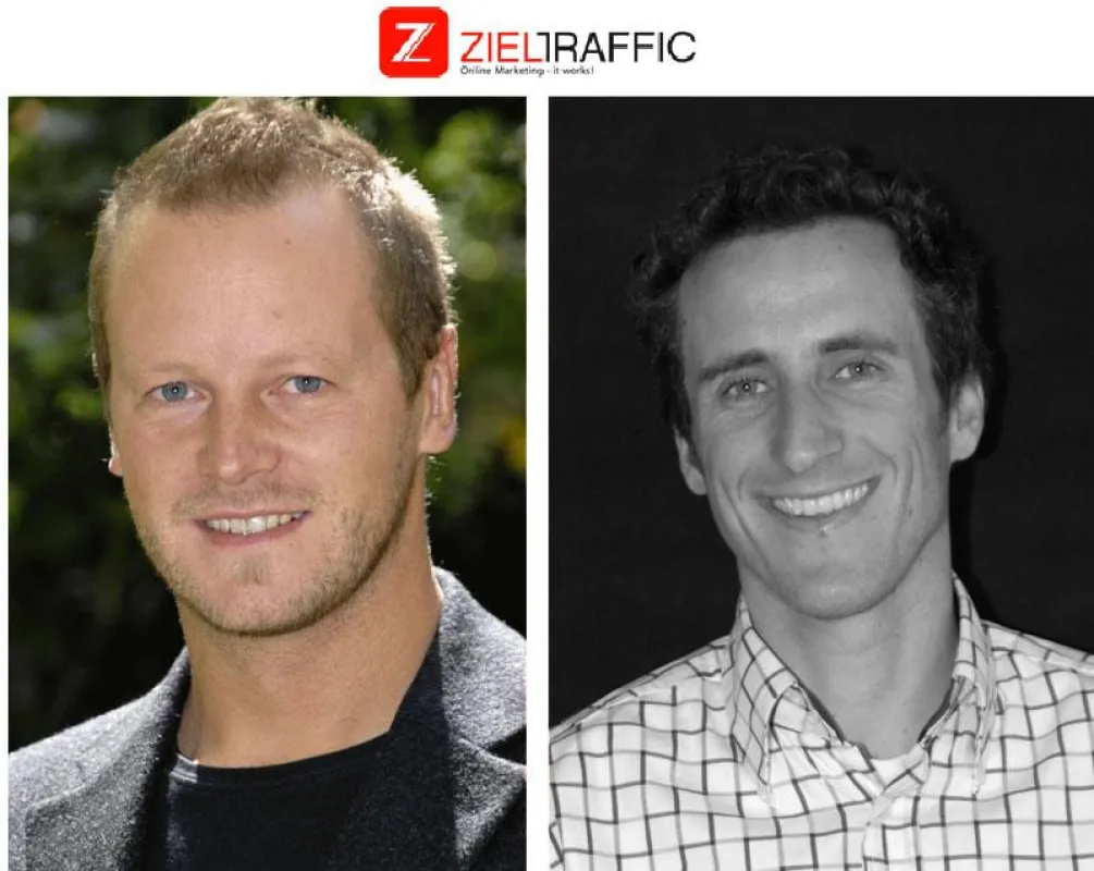 Neu im Zieltraffic-Team: David Schilling (li.) und Christof Pippert (re.)