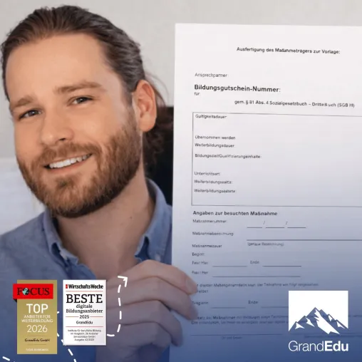 Bild: Bildungsgutschein der Agentur für Arbeit – Förderung für berufliche Weiterbildung
