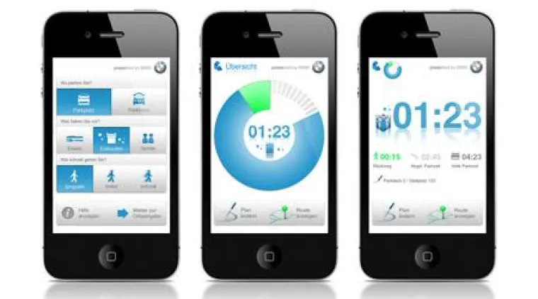 Bild: Entspanntes Parken mit mobiler Parkuhr auf dem iPhone