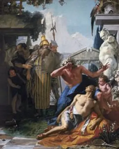 Bild: Der Tod des Hyacinth von Giovanni Battista Tiepolo - neu restauriert