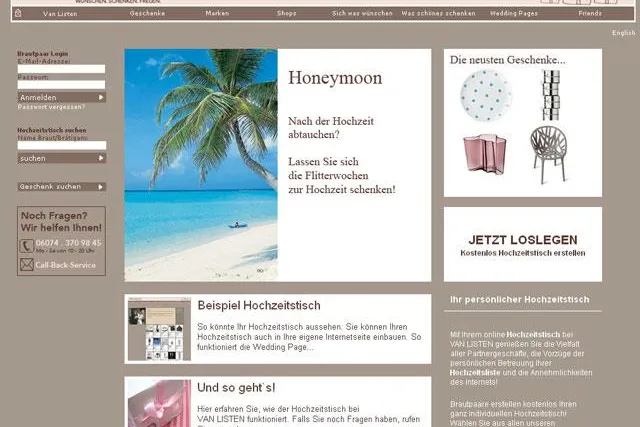 Mit ››MeinWohndekor‹‹ schöne Wohnaccessoires für Ihren online Hochzeitstisch bei VAN LISTEN Bild: Mit ››MeinWohndekor‹‹ schöne Wohnaccessoires für Ihren online Hochzeitstisch bei VAN LISTEN