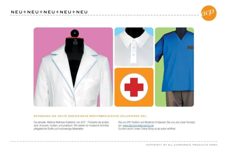 Bild: Neuer Online Shop für Medizinische Berufsbekleidung
