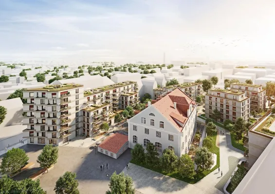 Bild: HIER WOHNT DIE ZUKUNFT: BAUWERK UND MOVELO STARTEN E-SCOOTER-SHARING IN MÜNCHNER WOHNQUARTIER KUPA