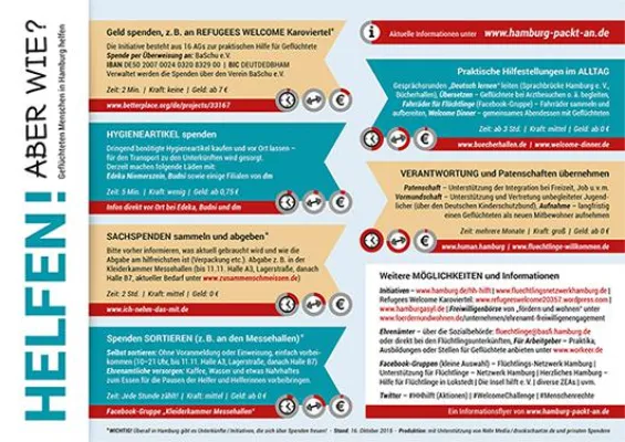 Bild: Flüchtlinge in Hamburg: Helfen! Aber wie?