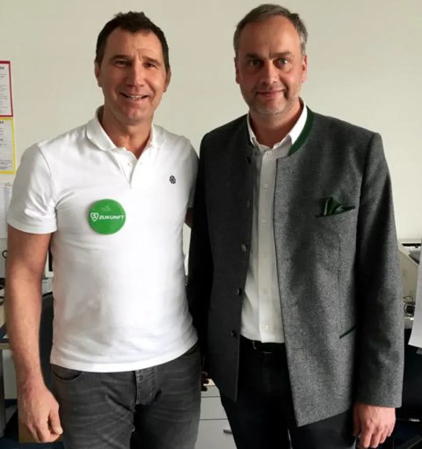 Ab sofort im Einsatz für den SV ZUKUNFT: Bernhard Winkler (li.) und Werner Tschurtschenthaler.
