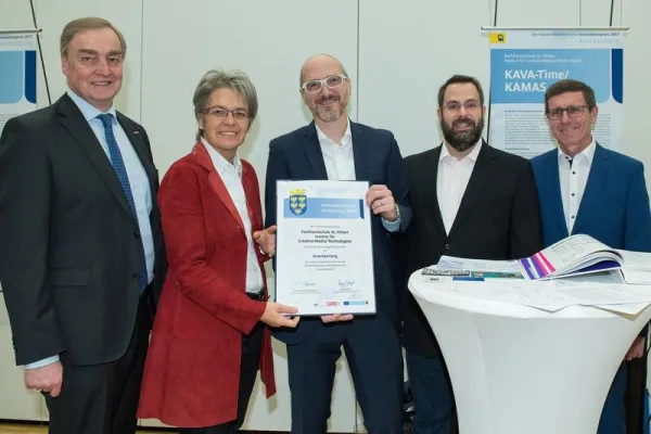 Bild: Innovative und preisgekrönte Forschung: NÖ Innovationspreis für drei Projekte der FH St. Pölten
