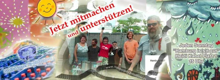 Bild: Gratis: 250 Liter Wasser für Hamburger Obdachlose