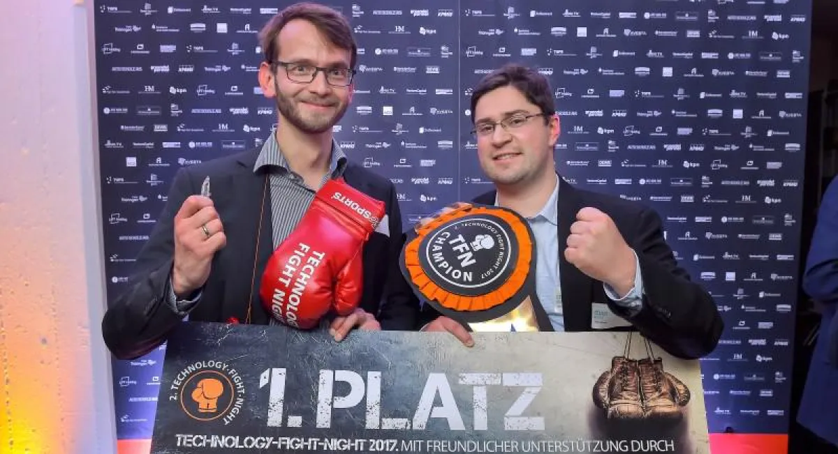 Tech-Fight-Night Champions 2017: Martin Correns (links) und Edgar Reetz (rechts) (Foto: Jürgen Schee