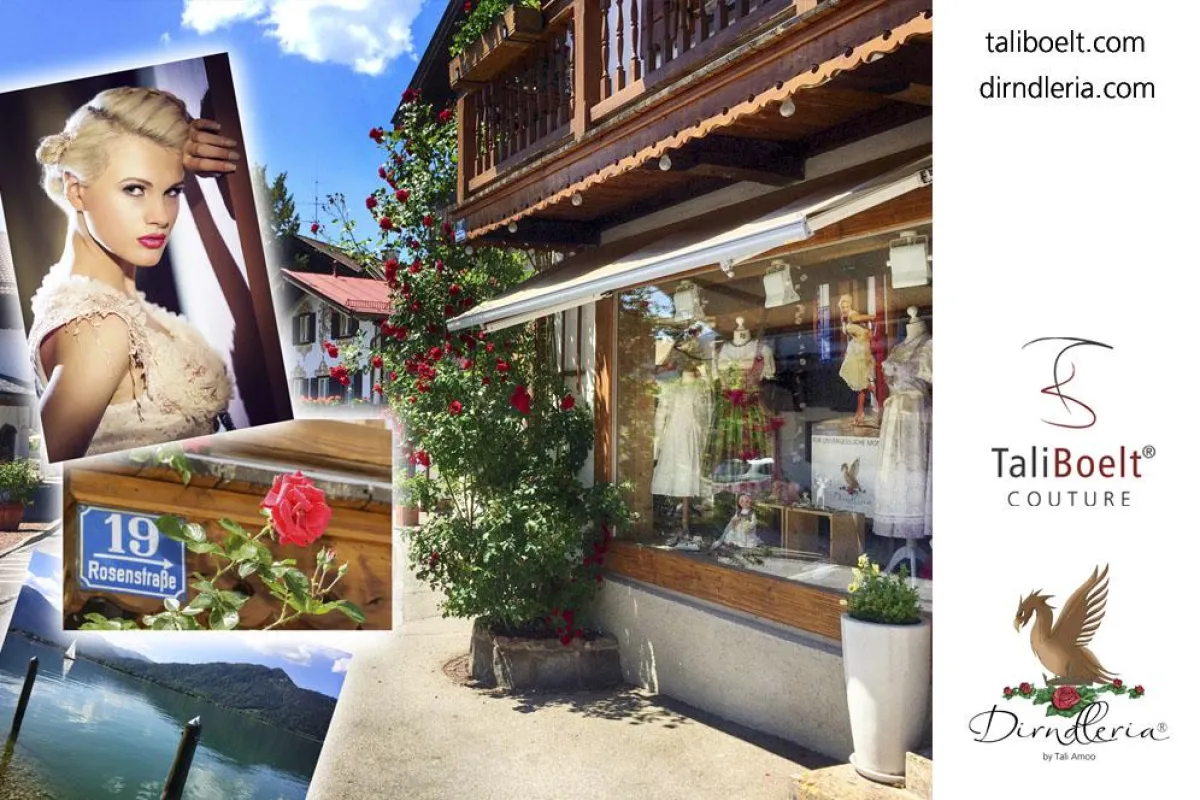 Dirndleria® by Tali Amoo in der Rosenstraße in Tegernsee