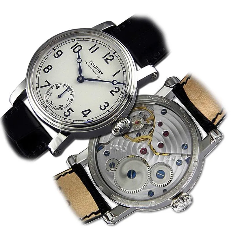 Modell Marine Silver: Zifferblatt aus echt Silber und gebläute Zeiger