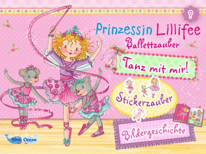 Blue Ocean tanzt mit „Prinzessin Lillifee Ballettzauber“ in Apples App-Charts Bild: Blue Ocean tanzt mit „Prinzessin Lillifee Ballettzauber“ in Apples App-Charts