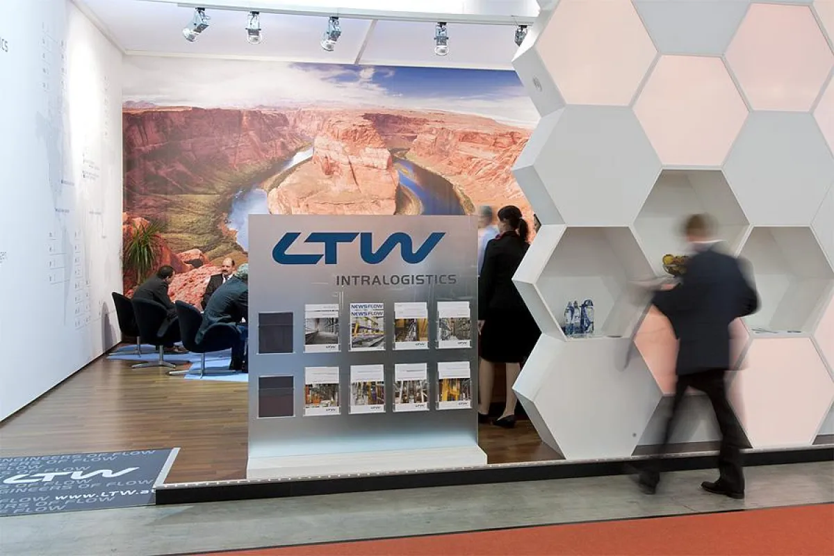 Messestand LTW Intralogistics bei der LogiMAT 2011