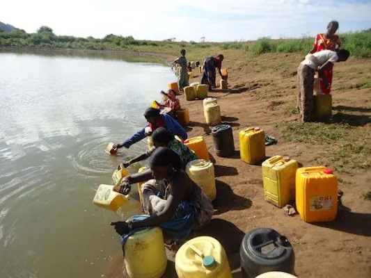 Bild: Nachaltig aufbauendes Wasser Projekt in Kenya
