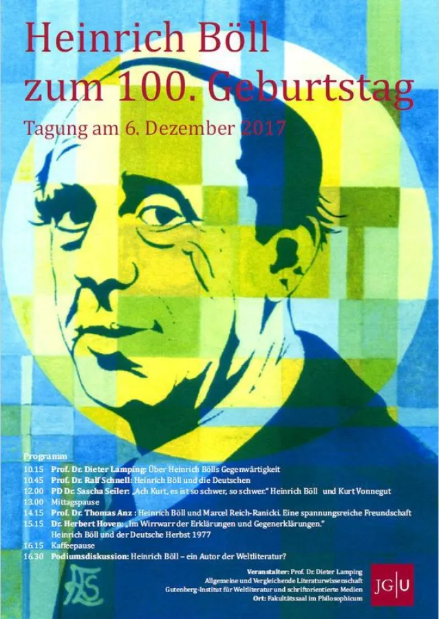 Plakat zur Tagung ((JGU))