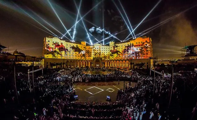 Bild: A&O Creative und A&O Technology inszenieren eine Multimedia-Show zum saudischen Nationalfeiertag