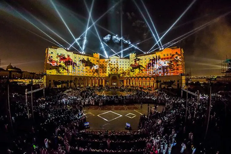 Bild: A&O Creative und A&O Technology inszenieren eine Multimedia-Show zum saudischen Nationalfeiertag