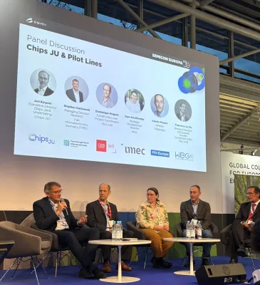 APECS setzt europäisches Signal: Technologische Exzellenz und enge Pilot-Linien-Kooperation auf der SEMICON Europa Bild: APECS setzt europäisches Signal: Technologische Exzellenz und enge Pilot-Linien-Kooperation auf der SEMICON Europa