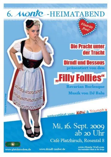 6. MONTE-Heimatabend - Die Pracht unter der Tracht Bild: 6. MONTE-Heimatabend - Die Pracht unter der Tracht
